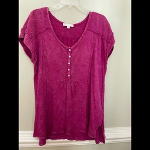 Anthropologie Eri + Ali  Julie Henley tunic top